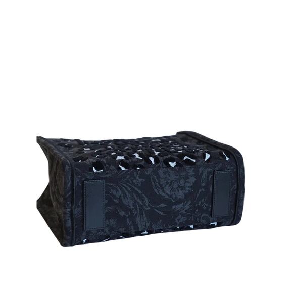 Limited Edition Barocco Athens Leopard Print with Silver Spots Tote /Crossbody - Picture 8 of 10